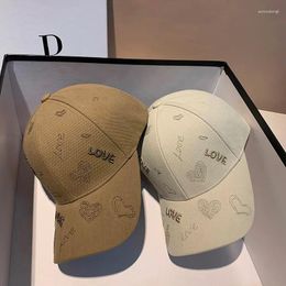 Ball Caps Hats For Women Men LOVE Embroidered Baseball Cap Snapback Three-dimensional Peaked Street Couple Hat