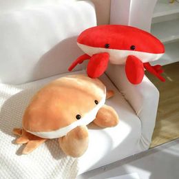 Plush Cushions 50cm Simulation Bread Crab Plush Throw Pillow Toy Cute Stuffed Animals Sea Ocean Crab Plushies Cushion Anime Soft Kids Toys Gift