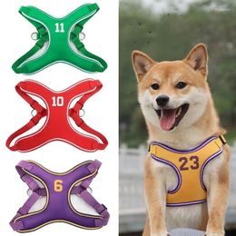 Dog Collars Pet Harness No Pull Adjustable Vest Leash Classic Running Strap Belt For Small Medium Large Dogs