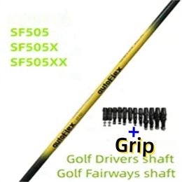 Golf Drivers Shaft yellow Graphite Club Shafts Wood Shaft Flex SF405SF505xxSF505SF505x Free Assembly Sleeve and Grip 240518