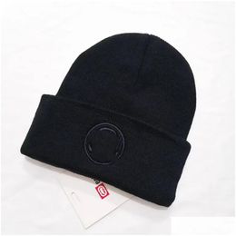 Beanies Lu Embroidery Knitted Ladies Men And Women Fashion For Winter Adt Warm Hat Weave Gorro 7 Colors Drop Delivery Sports Outdoors Otomx