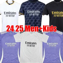 23 24 25 BELLINGHAM soccer jerseys MBAPPE VINI JR Tchouameni 2024 football shirt Real Madrids jersey CAMAVINGA Rodrygo MODRIC men kids kit uniforms fans player