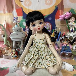 1/6 BJD Doll 32CM 17 Mobile Connector Openable Head Nude Doll DIY Toy for Art Creator Doll Collection Girl Friend Gifts 240517