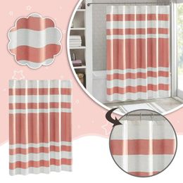 Shower Curtains Weave Striped Fabric Curtain Classic For Bathroom 72 X Coral No Hook Liner Replacement