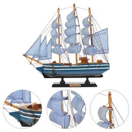 Model Set Decorative wooden boat models on board sailing boat sculptures boat statues S2452196 S2452201