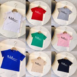 Paris Designer Tee for Kids Fashion cotton T-shirts Boys Girls Summer Caual Letter Printed Tops Baby Child TShirt Stylish Trendy Tshirts Baby youth tops clothes