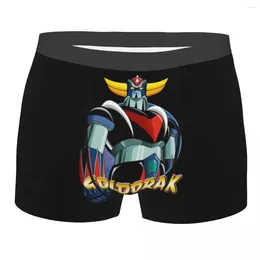 Underpants UFO Robot Goldorak Grendizer Boxer Shorts Homme 3D Print Anime Mechanical Warrior Underwear Panties Briefs Breathable