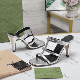 Designer Dress Shoes Lace up shallow cut shoes Slingback Sandals Mid Heel Black White with Buckle sparkling Print shoes Leather summer Ankle Strap Slippers High 9cm