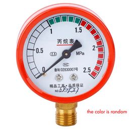 Propane Dial Pressure Gauge Propane Regulator Welding Gas Gauges, 0-2.5MPA, 0-0.25MPA, Pressure Reducing Valve Gas Flowmeter