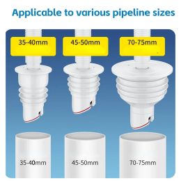 Silicone Drains Sewer Pipe Floor Drain Anti Odor Sewer Seal Stopper Water Pipe Plug Bathroom Shower Drainer Bathroom Accessories