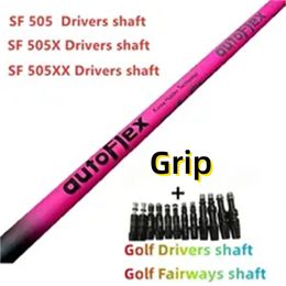 Golf Drivers Shaft PINK Graphite Club Shafts Wood Shaft Flex SF405SF505xxSF505SF505x Free Assembly Sleeve and Grip 240518