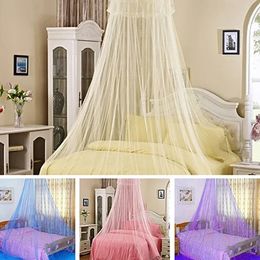 Elegant Lace Insect Bed Canopy Netting Curtain Round Dome Mosquito Net Bedding 240521