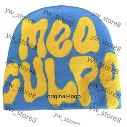 Originality Mea Culpas Beanies Soft Designer Hats for Men Fashion Hiphop Winter Outdoor Skull Warm Fashion Wind Proof Beautiful Black Beanie Y2k Women 9838