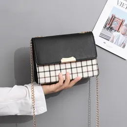 Shoulder Bags Bag Female 2024 Trendy Korean Fashion Chain Messenger Small Square Handbag