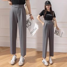 Women's Pants 2024 Spring/Summer Suit Harem High Waist Casual Tappered All-Matching Radish Ankle-Length Cigarette Pan