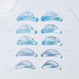 Libeauty 5 pairs of adhesive free silicone eyelash care pads sticky eyelash lifting pads 3D eyelash curler accessories makeup tools 240518