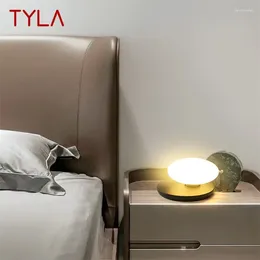 Table Lamps TYLA Nordic Lamp LED Creative Egg Shape Shade Decorative For Home Bedside Desk Lighting