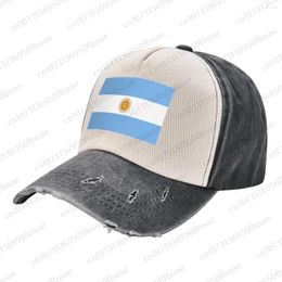 Berets Argentina Flag Cowboy Hat Women Men Outdoor Baseball Cap Sport Adjustable Golf Hats