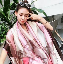 Women039s Swimwear Women Summer Beach Swimsuit Cover Up Ladies Designer Horses Print Bikini Sarong Stole Silk Dress Pareos Play7564347