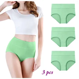 Women's Panties Full Stretch Briefs Soft Cotton Underwear Waisted High Coverage Lingerie For Women Thin Lightweight