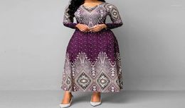 Casual Dresses 5XL Plus Size African Long Maxi For Women Summer 2021 Loose Africa Dress Print Dashiki Ladies Clothing13199615