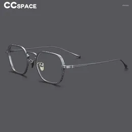 Sunglasses Frames 54974 Pure Titanium Eyewear Prescription Eyeglasses Frame Women Round Myopia Optical Denmark Korean Glasses Men