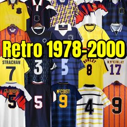 1978 1986 1988 Scotland Retro Soccer Jerseys World Cup blue kits classic Vintage SCOTLAND Retro Football Shirt tops HENDRY LAMBERT equipment Home 88 89 91 93 94 96 98 00