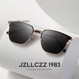 sunglasses men 2024 New nylon polarized men, GM sunglasses for women, and high-end eyeglass panels with texture