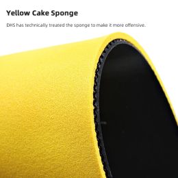 DHS Gold Arc 8 Table Tennis Rubber Non-tacky Yellow Cake Sponge GoldArc 8 Ping Pong Rubber Professional Made In Germany