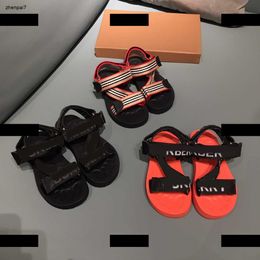 Top Kids Sandals Girl Slippers Child Shoes Summer Cost Price Grooved midsole Box Packaging Children's Size 26-35