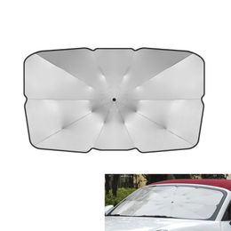 Protable Car Sun Shade Protector Umbrella Parasol Auto Front Window Sunshade Covers Interior Windshield Protection Accessories TE0005