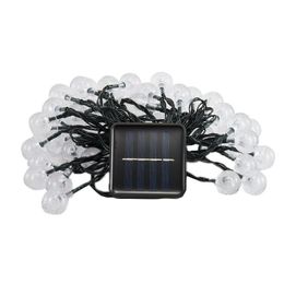 NEW25mm LED Solar String Light Garland Decoration 8 models 20 Heads Crystal Bulbs Bubble Ball Lamp Waterproof For Outdoor Garden RRE10715