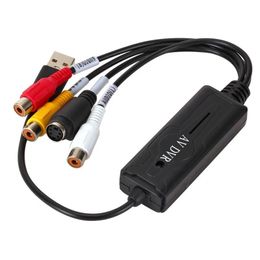 2024 AV RCA To USB 2.0 Cable Adapter Converter Audio Video Capture Card Adapter PC CableS for TV DVD VHS Capture DeviceCapture Card for TV