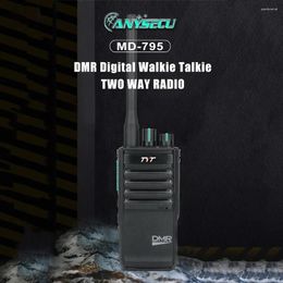 Walkie Talkie TYT MD-795 DMR 2000mAh 400-470MHz UHF Band Two Way Radio 256 Channels Voice Encryption Noise Reduction Function