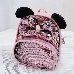 Shoulder Bags 2024 Women Messenger Bag Waterproof Sequin Bow Fashion Crossbody Handbags Large Capacity Travel Purse Wallet