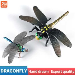 Novelty Games Insect Simulation Animals Model Figurines Miniature Dragonfly Action Figures Decor Kids Education Toy Y240521