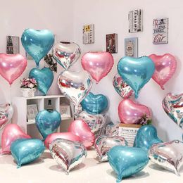 Party Decoration 5 Pcs/18 Inch Helium Balloon Heart Wedding Star Aluminium Foil Balloons Inflatable Gift Birthday Baloon Ball