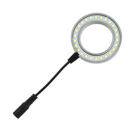 Adjustable 26 Pcs LED Ring Light Illuminator Lamp 5V USB Mounting Thread 48mm 42mm For 180X 300X Monocular Stereo Microscope