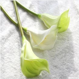 G Artificial Calla Lily Flower Simulation Real Touch Pe Flowers Hand Bouquet Flores Wedding Decoration Fake Flowers Party Supplies002