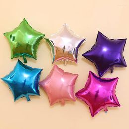 Party Decoration 5Pcs Birthday 18 Inch Balloons Baby Shower Decorations Five-pointed Star Balloon Festive Wedding Supplies