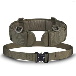Storage Bags Tactical Belt Molle Heavy Duty Padded War Combat Gear Outdoor Hunting Bag Harness Waist Support
