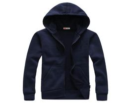 Whole New Plain Mens Zip Up Hoody Jacket Sweatshirt Hooded Zipper male Top Outerwear Colors Black Gray Boutique men Sxxl8052803