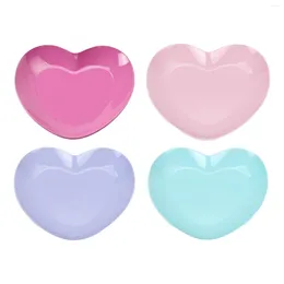 Decorative Figurines Jewellery Storage Tray Rings Earrings Organiser Metal Bedroom Heart Shape