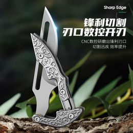 Magic Mini Outdoor Mechanical And Portable Small All Folding Knife, Stainless Steel Knife Model Deeedd