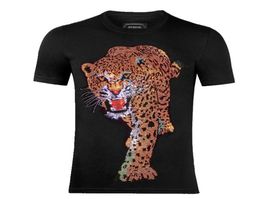 Luxury Mens Designer t shirts Short Sleeve Men Paris Brand Clothing Fashion Rhinestone Skull Women tshirt Male Top Quality Cotton4841133