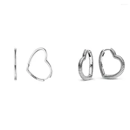 Stud Earrings Hoop Earring Fashion Heart For Women Daily Wear Love Simple Fine Party Gifts Classic Jewelry