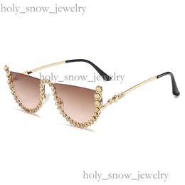 Designer Sunglasses For Woman Luxury Sunglasses Cross Border New Diamond Sunglasses Box Hip Hop Jump Di Sunglasses Little Red Book Men's And Women's Glasses 896