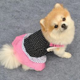 Dog Apparel Clothes Spring/Autumn Pet Dot Clothing For Small Medium Dogs Puppy Cake Skirt Fashion Leopard Chihuahua Ropa De Perro