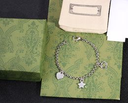 Men's Hip hop Bracelet Jewelry Silver Miami Link Bracelet Three pendants consisting of a distinctive G element Gift Jewelry