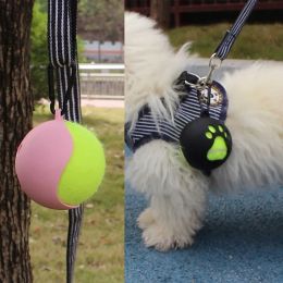 Lightweight Tennis Ball Holder with Dog Leash Attachment Hands-Free Pet Ball Cover Holder Portable Tennis Ball Clip Dropshipping